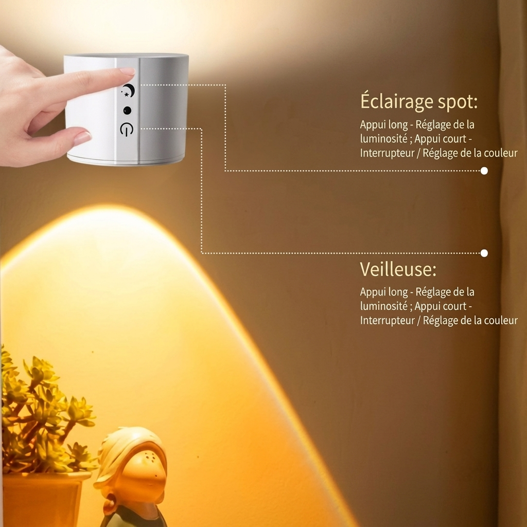 NovaHelia | L’Applique Murale Design Double Lumière